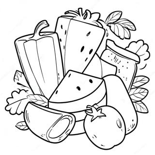 Healthy Food Coloring Page 2747-2236