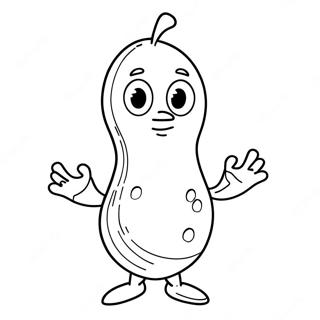 Peely Character Coloring Page 27523-22070