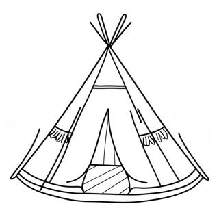 Teepee Coloring Page 27543-22086