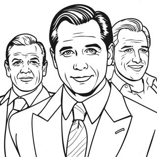 Famous Hollywood Actors Coloring Page 27564-22112