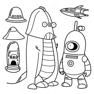 Futurama Coloring Page 27573-22106