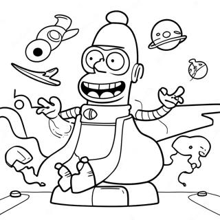 Futurama Coloring Page 27573-22107