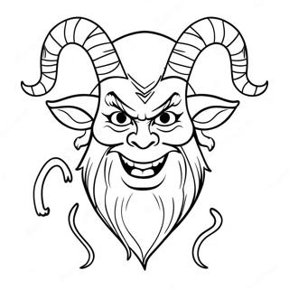 Krampus Coloring Page 27583-22119