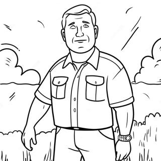 King Of The Hill Coloring Pages