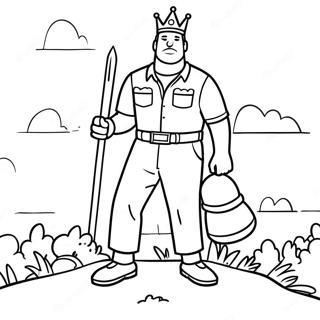 King Of The Hill Coloring Page 27593-22128