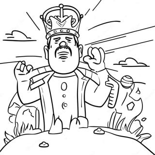 Exciting King Of The Hill Scene Coloring Page 27594-22131