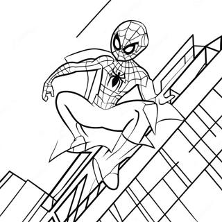 Miles Morales Spiderman Coloring Page 27603-22134