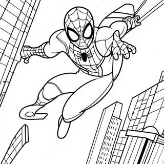 Miles Morales Spiderman Coloring Page 27603-22135