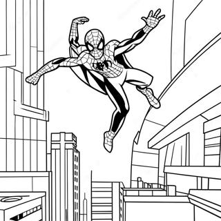 Miles Morales Spiderman Coloring Page 27603-22136