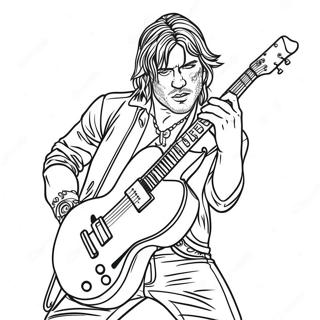 Rockstar Coloring Page 27623-22146