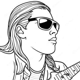 Rockstar Coloring Page 27623-22147