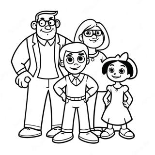 Proud Family Characters Coloring Page 27634-22157