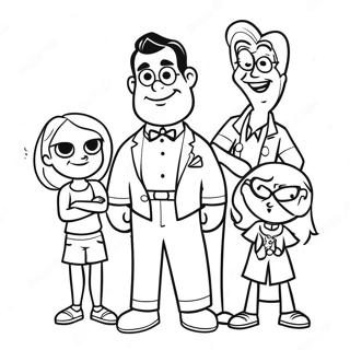 Proud Family Characters Coloring Page 27634-22158