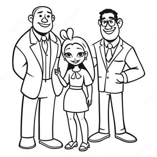 Proud Family Characters Coloring Page 27634-22159