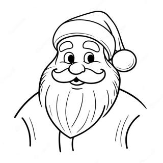 Santa And Elf Coloring Pages