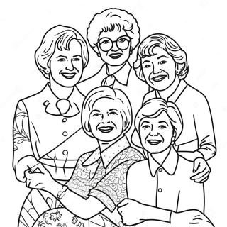 Golden Girls Coloring Pages