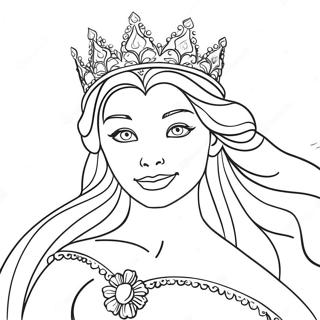 Snow Princess Coloring Pages