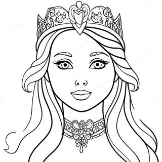 Snow Princess Coloring Page 27663-22178