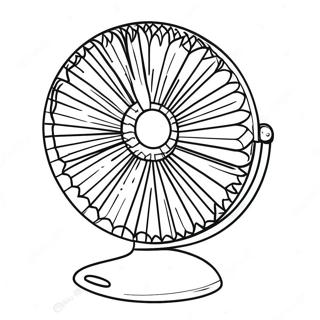 Fan Coloring Page 27673-22187