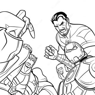 Avengers Infinity War Coloring Page 27713-22223