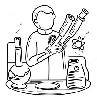 Science Lab Coloring Page 27763-22255