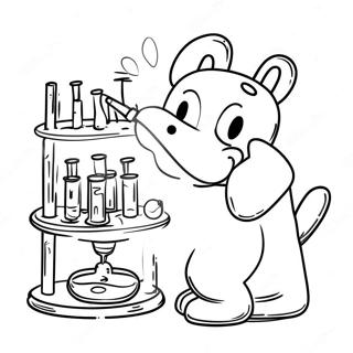 Science Lab Coloring Page 27763-22256