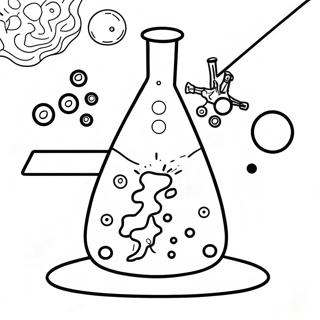 Exciting Science Experiment Coloring Page 27764-22258