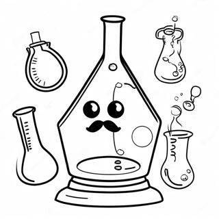 Exciting Science Experiment Coloring Page 27764-22260