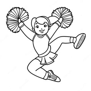 All Star Cheer Coloring Pages