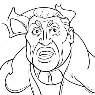 Unspeakable Character In Action Coloring Page 2777-2261