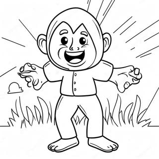 Unspeakable Character In Action Coloring Page 2777-2263