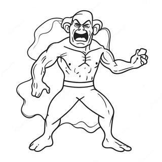 Unspeakable Character In Action Coloring Page 2777-2264