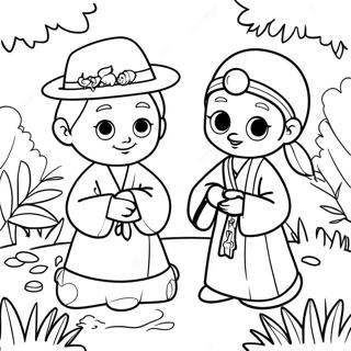 Garten Of Ban Ban 4 Characters Coloring Page 27783-22272