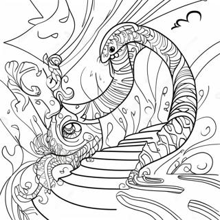 Colorful Twists And Turns Adventure Coloring Page 27794-22283