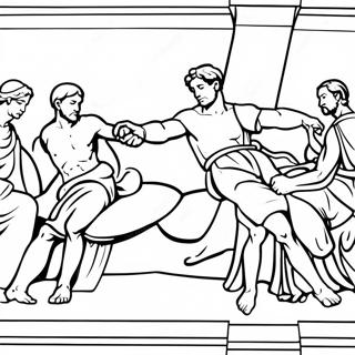 Sistine Chapel Coloring Pages