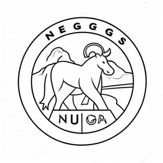 Denver Nuggets Logo Coloring Page 27833-22311