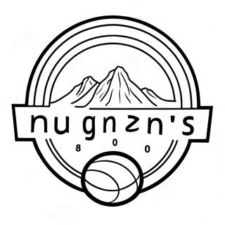 Denver Nuggets Logo Coloring Page 27833-22312