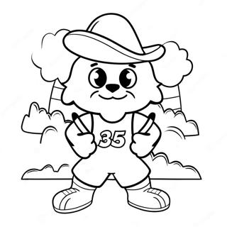 Denver Nuggets Mascot Coloring Page 27834-22317