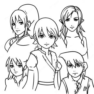 Final Fantasy Coloring Pages