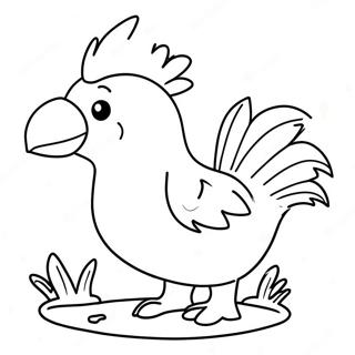 Chocobo Adventure Coloring Page 27854-22328