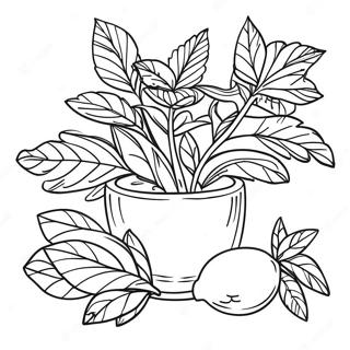 Herb Coloring Page 27863-22336