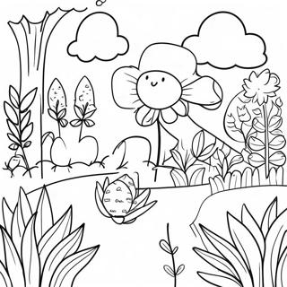 Fragrant Herb Garden Coloring Page 27864-22339