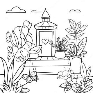 Fragrant Herb Garden Coloring Page 27864-22340