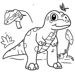 Jurassic Park Dinosaurs Coloring Page 27874-22345