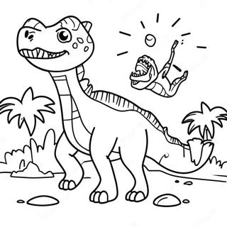 Jurassic Park Dinosaurs Coloring Page 27874-22348