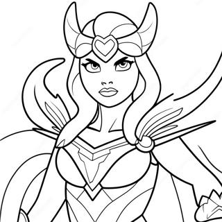 She Ra In Battle Armor Coloring Page 27904-22369