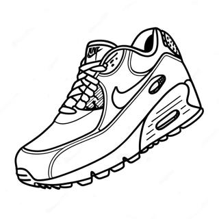 Air Max In Action Coloring Page 27934-22390