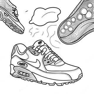 Air Max In Action Coloring Page 27934-22391