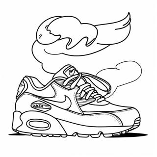 Air Max In Action Coloring Page 27934-22392