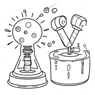 Exciting Physics Experiments Coloring Page 27954-22411